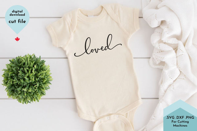 Loved SVG Cut File SVG Lettershapes 