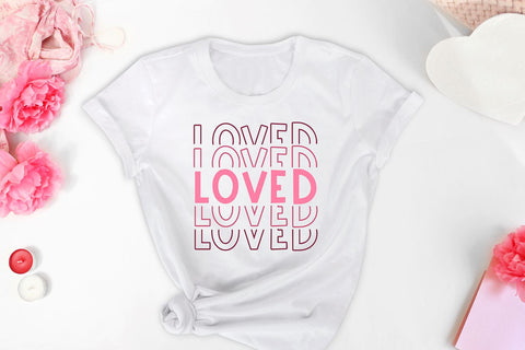 Loved Valentine's Day SVG SVG B Renee Design 