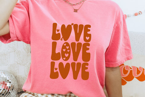 Lovedays - Retro Valentine's Day Font Font KA Designs 