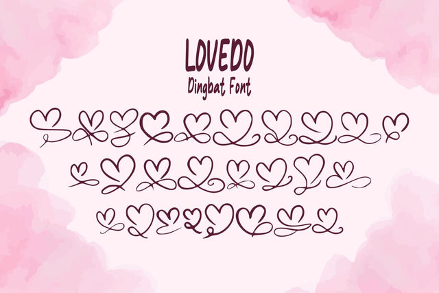 Lovedo - Cute Doodle Love Font Masyafi Studio 
