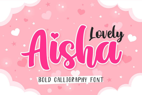 Lovely Aisha Font Madatype Studio 