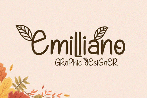 Lovely Autumn Font AEN Creative Store 