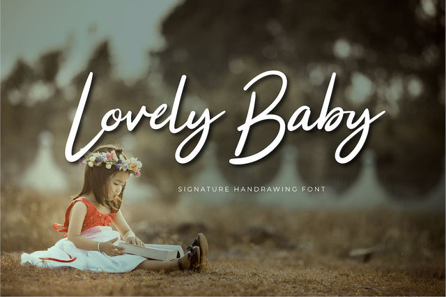 Lovely Baby Font twinletter 