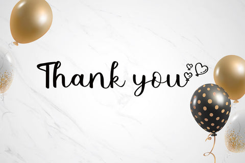 Lovely Balloon Font AEN Creative Store 