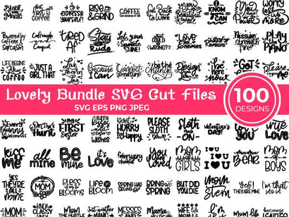 Lovely Bundle SVG cut files SVG Masyafi Studio 