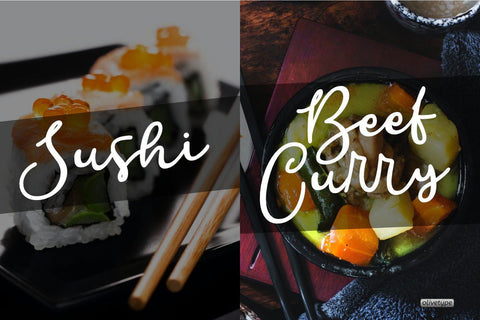 Lovely Cuisine Font Olivetype 