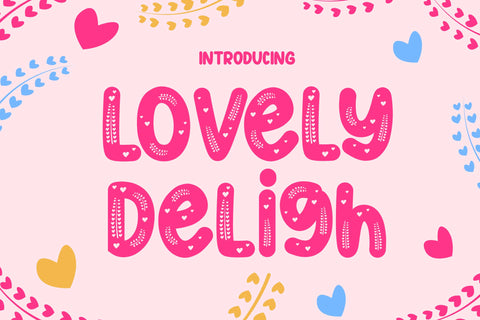 Lovely Delight Font LetterdayStudio 