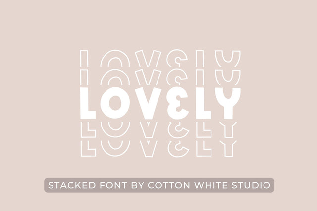 Lovely Font Cotton White Studio 