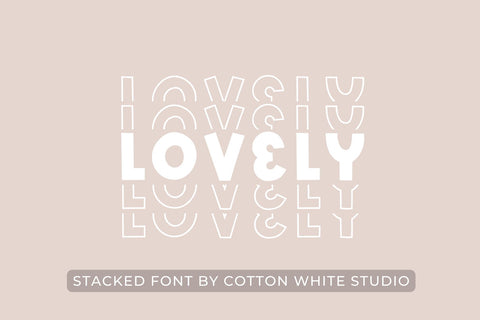 Lovely Font Cotton White Studio 