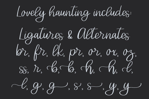 Lovely Haunting, Distressed Halloween Handwritten Font, Cursive Font for Cricut Font Designing Digitals 