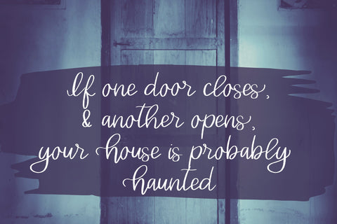 Lovely Haunting, Distressed Halloween Handwritten Font, Cursive Font for Cricut Font Designing Digitals 