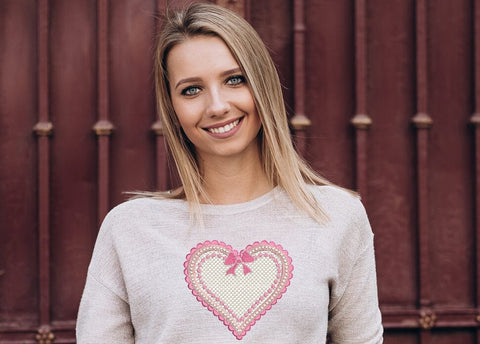 Lovely heart embroidery Embroidery/Applique DESIGNS ArtEMByNatalia 