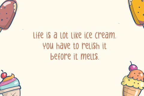 Lovely Ice Cream Font Hayletter Creative 
