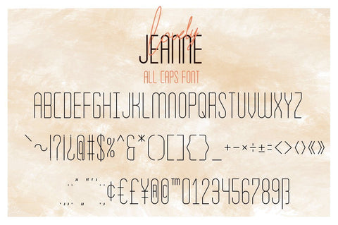 Lovely Jeanne Font Attype studio 