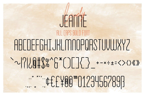 Lovely Jeanne Font Attype studio 