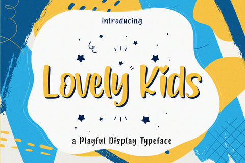 Lovely Kids - Playful Font Font StringLabs 