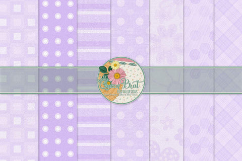 Lovely Lavender Papers Digital Pattern QueenBrat Digital Designs 