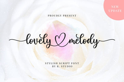 Lovely Melody Font R. Studio 