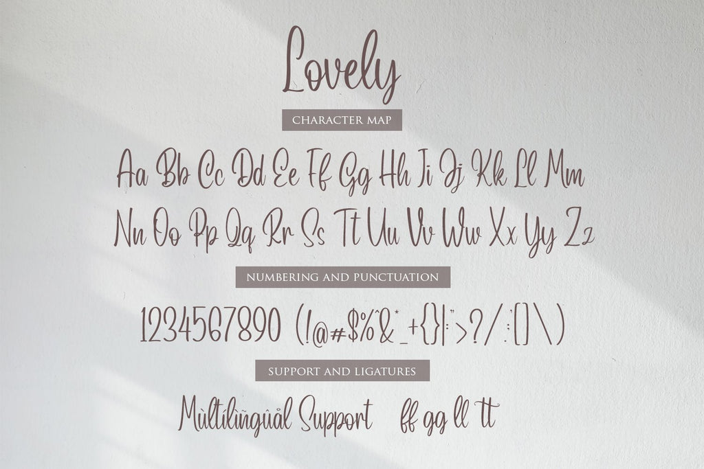 Lovely Script - So Fontsy