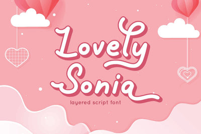 Lovely Sonia - Script Font Font Attype studio 