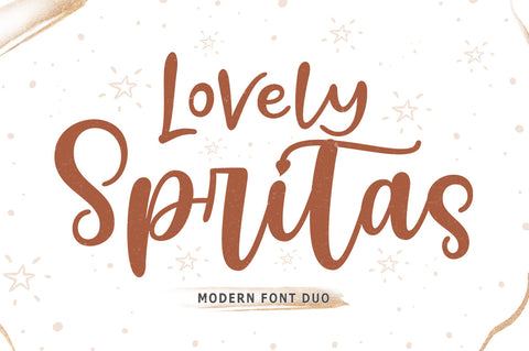 Lovely Spritas | Font Duo Font Rastype 