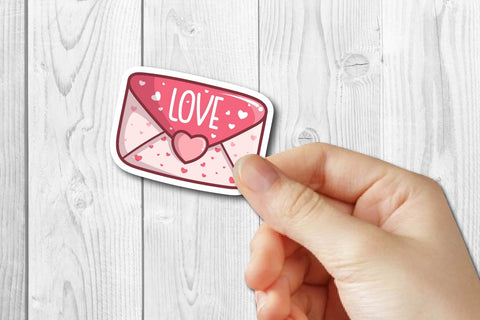 Lovely sticker printable, Valentine sticker png, eps, jpg SVG dadan_pm 