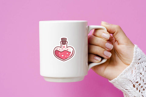 Lovely sticker printable, Valentine sticker png, eps, jpg SVG dadan_pm 