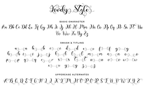 Lovely Style Font Prasetya Letter 