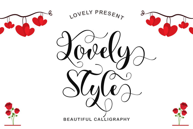 Lovely Style Font Prasetya Letter 