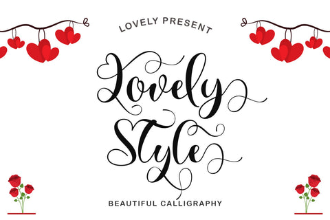 Lovely Style Font Prasetya Letter 