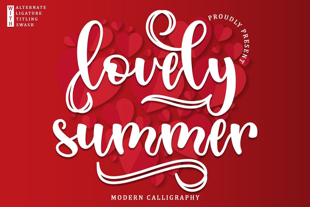 Lovely Summer Font Sakha Design Studio 