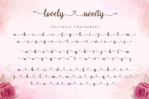 Lovely Sweety - Beautiful Font Font Ibey Design 