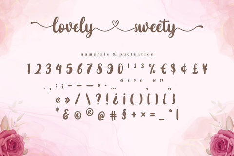 Lovely Sweety - Beautiful Font Font Ibey Design 