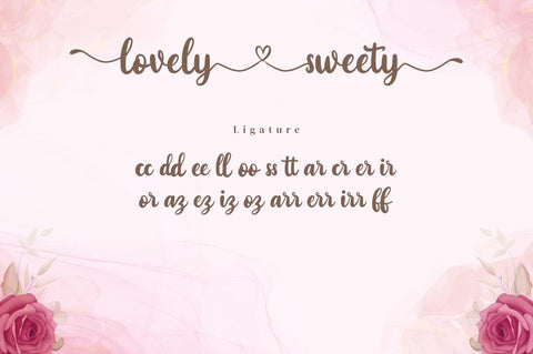 Lovely Sweety - Beautiful Font Font Ibey Design 