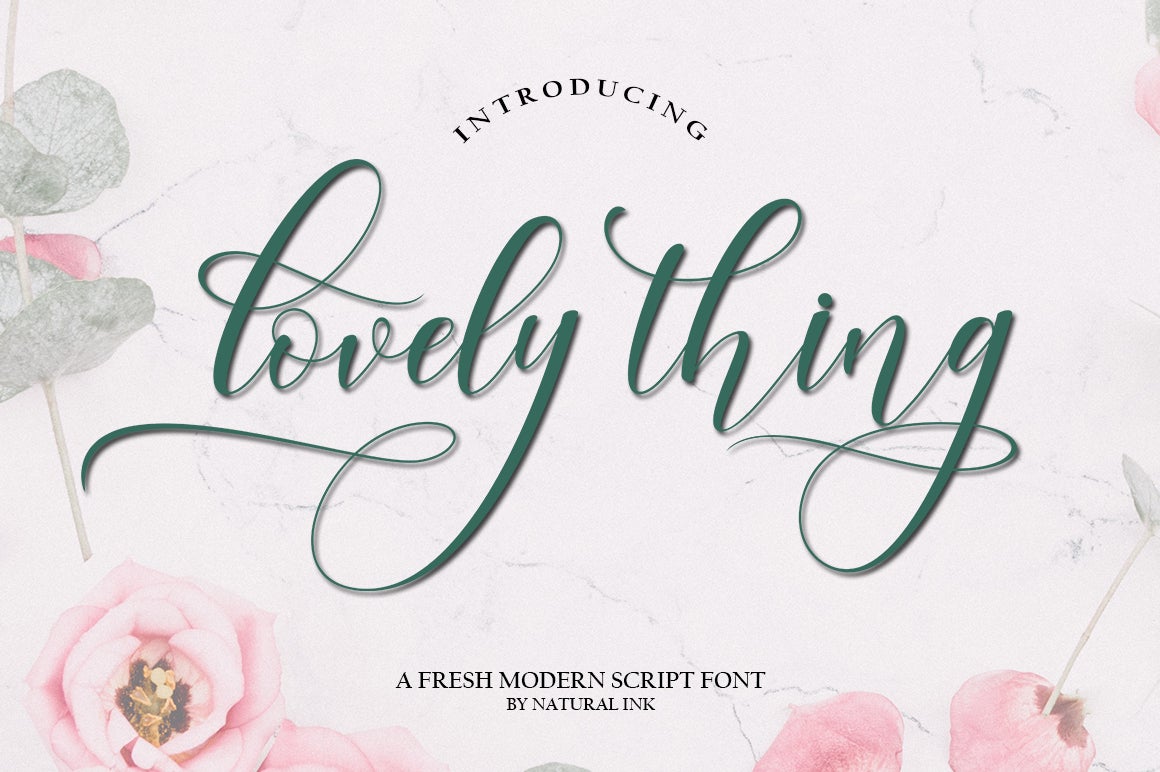 lovely thing Script - So Fontsy