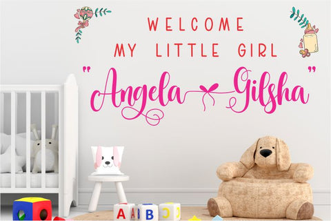 Lovely Valentina Font Mozarella 