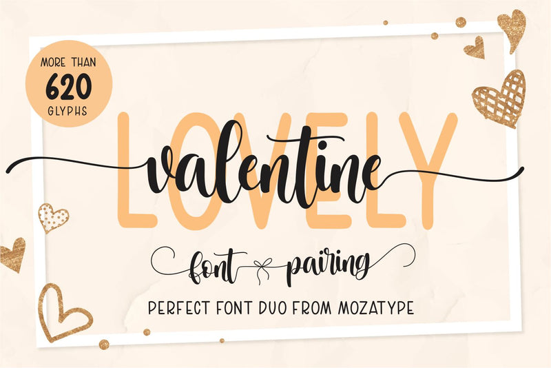 Lovely Valentina Font Mozarella 