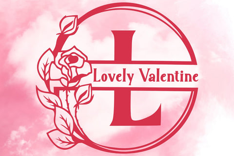 Lovely Valentine Monogram Font Prasetya Letter 