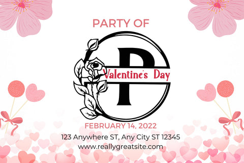 Lovely Valentine Monogram Font Prasetya Letter 