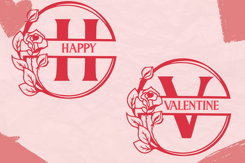Lovely Valentine Monogram Font Prasetya Letter 