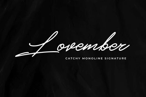 Lovember Font Abo Daniel Studio 