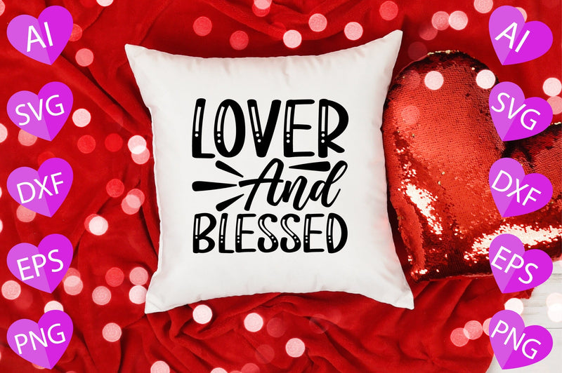 Lover and Blessed SVG CraftlabSvg29 