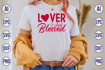 Lover and Blessed svg SVG nirmal108roy 