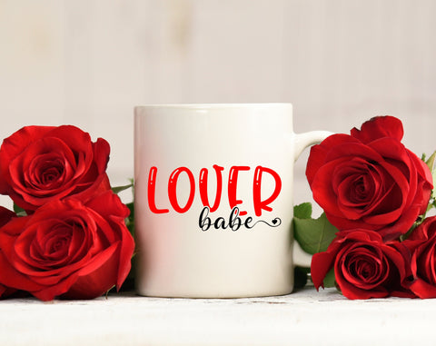 Lover Babe SVG, Valentine's Day SVG SVG HappyDesignStudio 