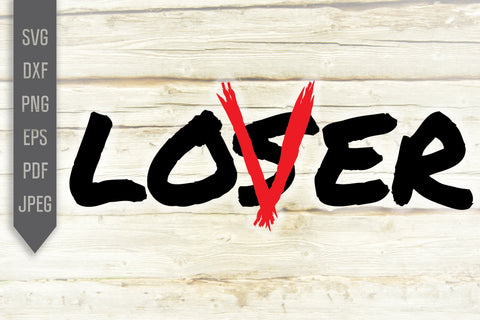 Lover Loser Svg. Halloween Svg. Horror Svg. Ghost Spider Bat Dxf, Eps, Png, Jpg, Pdf File Downloads. Spooky Svg. Cricut, Silhouette Designs. SVG Mint And Beer Creations 