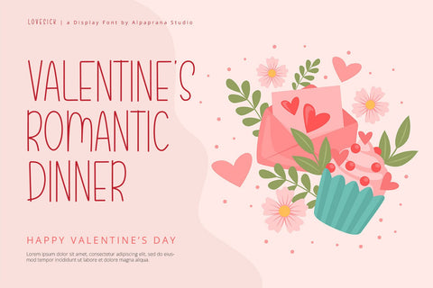 Lovesick - Display Font Font Alpaprana Studio 