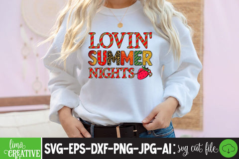 Lovin' Summer Night Sublimation PNG Sublimation Insomnia Std 