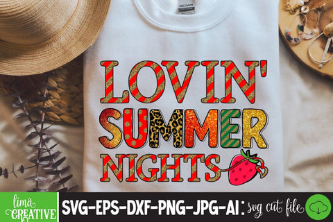 Lovin' Summer Night Sublimation PNG Sublimation Insomnia Std 