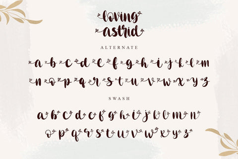 Loving Astrid Font Letterara 