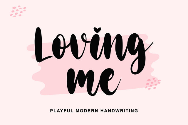 Loving me Font Letterara 